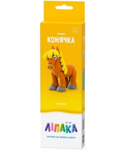 Пластилін, що твердіє Ліпака Конячка 30046-UA01 Пластилін, що твердіє Ліпака Конячка 30046-UA01