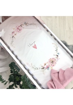 Простирадло Маленькая Соня Heart and flowers 60*120см 1780412