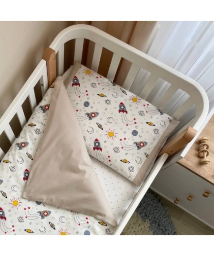 Змінний комплект Маленькая Соня Baby Dream Ракети 3од 0391757 Змінний комплект Маленькая Соня Baby Dream Ракети 3од 0391757