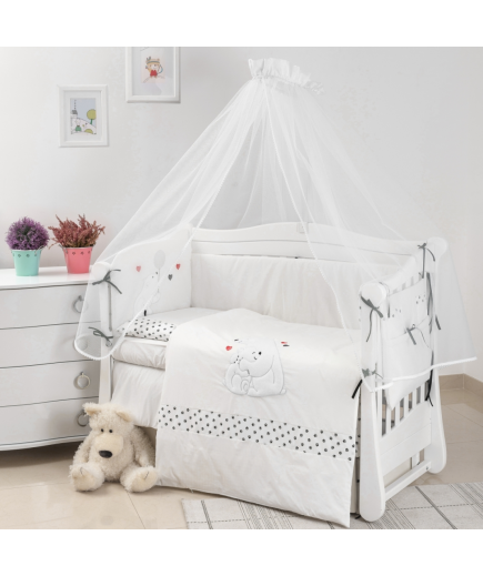 Постільний комплект Twins Evo Полярні ведмеді 7од 4073-A-037 Постільний комплект Twins Evo Полярні ведмеді 7од 4073-A-037