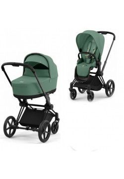 Коляска універсальна 2в1 Cybex Priam 4.0 Leaf Green/Matt Black 523000839/2