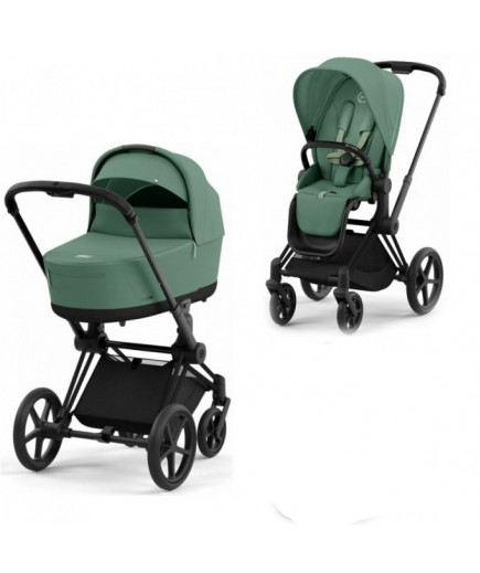 Коляска універсальна 2в1 Cybex Priam 4.0 Leaf Green/Matt Black 523000839/2