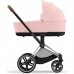 Коляска універсальна 2в1 Cybex Priam 4.0 Peach Pink/Chrome Brown 523000829/3-1 фото 3