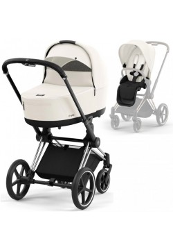 Коляска універсальна 2в1 Cybex Priam 4.0 Off White/Chrome Black 523000819/4