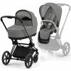 Коляска універсальна 2в1 Cybex Priam 4.0 Mirage Grey/Matt Black 523000809/1