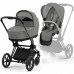 Коляска універсальна 2в1 Cybex Priam 4.0 Mirage Grey/Matt Black 523000809/1