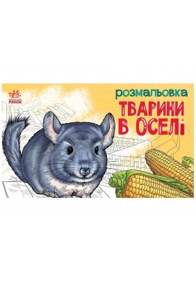 Розмальовка з тваринами: Тварини в оселі А583010У