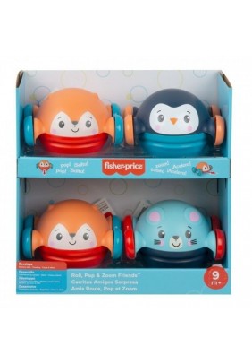 Іграшка інтерактивна Fisher-price Тваринки на колесах GTJ61 - 