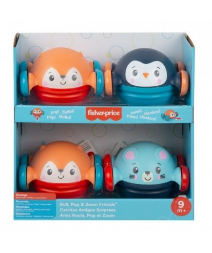 Іграшка інтерактивна Fisher-price Тваринки на колесах GTJ61 Іграшка інтерактивна Fisher-price Тваринки на колесах GTJ61