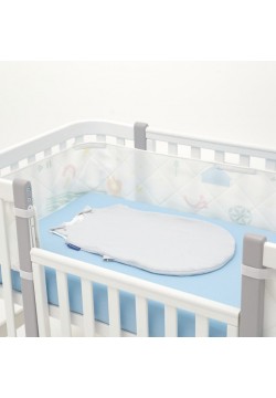 Постільний комплект Sonto Sleepset Демісезон 120*60 см з закругленими кутами Сталева блакить 0188