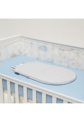 Постельный комплект Sonto Sleepset Зима 120*60 см с прямыми углами Стальная голубизна 0124