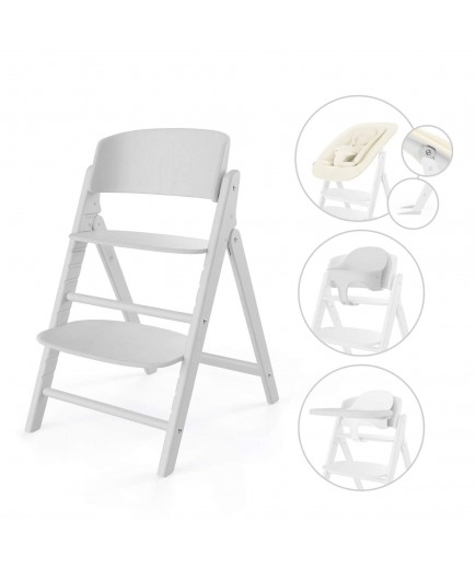 Стільчик для годування Cybex Click&Fold 4в1 524000857 All White