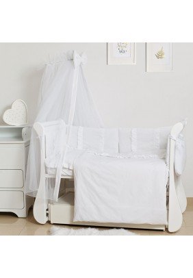 Постільний комплект Twins Spring collection white 8од 4024-TR-01 - 