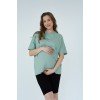 Футболка для годування S-XL Мамин Дім 24303-Ментол