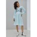 Сукня для вагітних та годування S-XL Юла мама MAGNOLIA DR-30.092 -блакитний