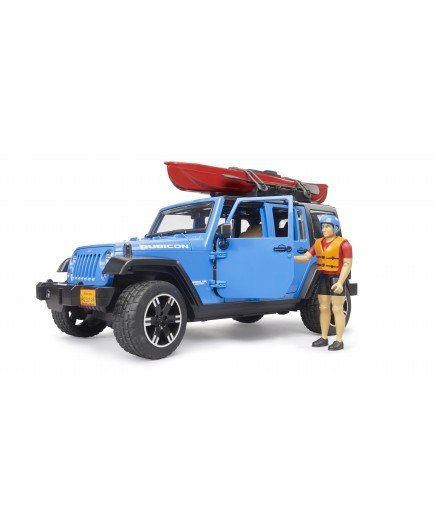 Джип Jeep Wrangler Rubicon Unlimited з каяком та фігуркою 1:16 Bruder 02529