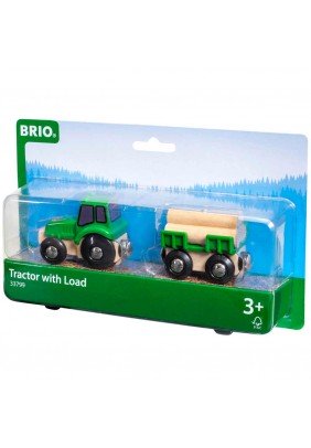 Трактор-лесовоз для железной дороги BRIO 33799