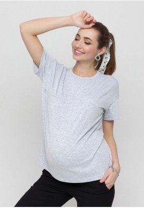 Футболка для вагітних і годування S-XL Юла мама GOLDIE NR-22.051 - 