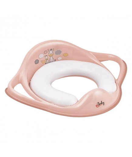 Сидіння на унітаз Maltex Zebra Padded toilet trainer seat 6181_41 pink 681208