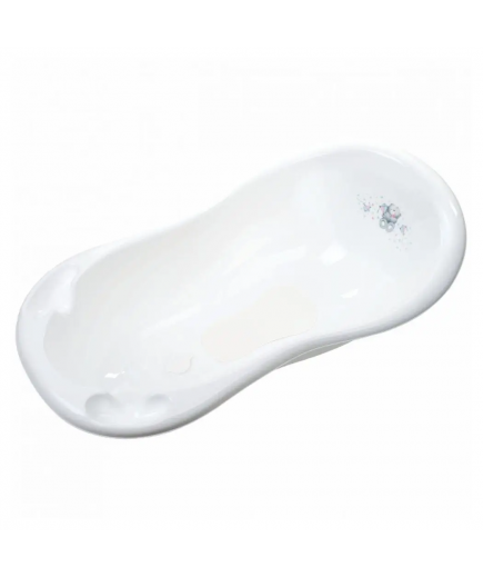 Ванна дитяча Maltex Bear Bathtub 100 cm with plug and anti-slip mat 2138_60 white 681198