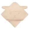 Рушник з капюшоном для купання Lionelo Muslin Hooded Towel Beige Sand 80х80 см LO-MUSLIN HOODED TOWEL BEIGE SAND
