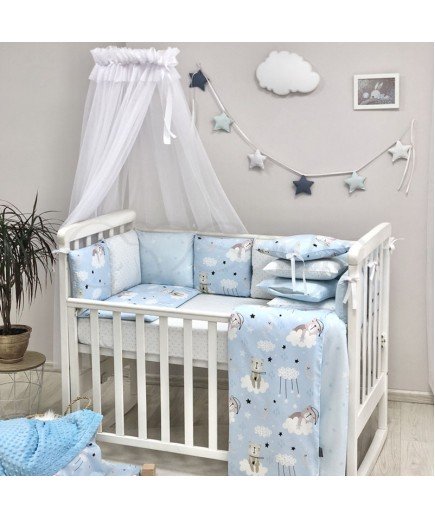 Постільний комплект Маленька Соня Baby Design Коти в хмарах 6од 0220397