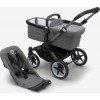 Шасi з прогулянковим блоком для коляски Bugaboo Donkey 5 100002035 Graphite / Grey Melange