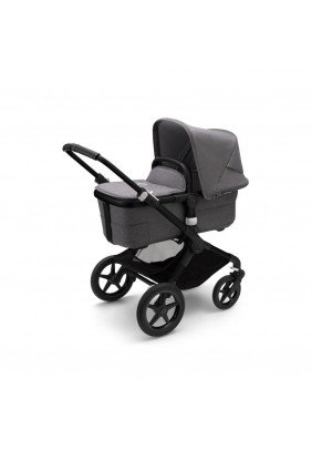 Коляска універсальна 2в1 BUGABOO FOX3, BLACK/GREY MELANGE 2306010002 - 