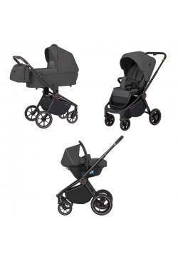Коляска універсальна 3в1 Carrello Epica Iron Grey CRL-8511