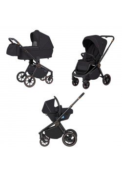 Коляска універсальна 3в1 CARRELLO Epica Space Black CRL-8511