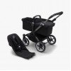 Шасi з прогулянковим блоком для коляски Bugaboo Donkey 5 100002028 Black / Grey Melage