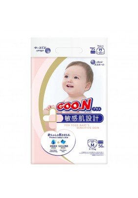 Підгузники Goo.N Plus M 56шт 21000628 - 