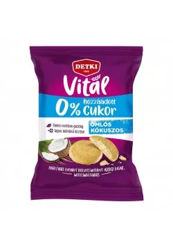 Печиво Detki Vital з кокосом та клітковиною 180г 1189022