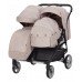 Коляска унiверсальна 2в1 для двійні Carrello Connect CRL-5502/1 Cotton Beige фото 9