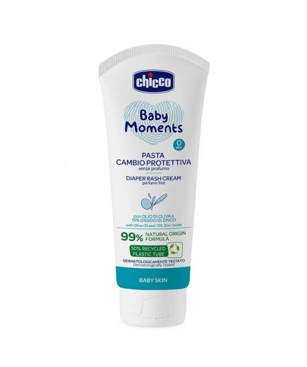 Крем захисний під підгузник Chicco Baby Moments 100мл 12114.00 Крем захисний під підгузник Chicco Baby Moments 100мл 12114.00