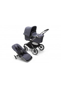 Коляска універсальна 2в1 BUGABOO FOX3 GRAPHITE/STORMY BLUE 2306010004