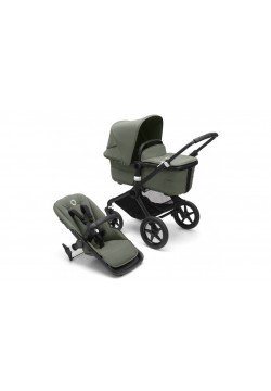 Коляска універсальна 2в1 BUGABOO FOX3, BLACK/FOREST GREEN 2306010005