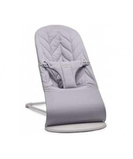 Шезлонг BabyBjorn Bouncer Bliss Woven Petal Quilt 2246 Light Grey