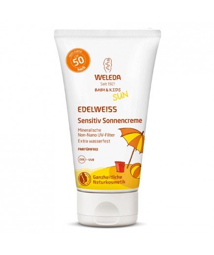 Крем сонцезахисний Едельвейс SPF50 Weleda 50мл 00755600 Крем сонцезахисний Едельвейс SPF50 Weleda 50мл 00755600