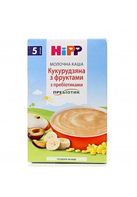 Каша молочная с пребиотиками кукурузная с фруктами HIPP 250г 2953 - 