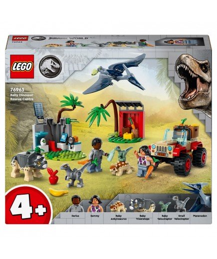 Конструктор Lego Jurassic World Центр порятунку малюків динозаврів 139дет 76963