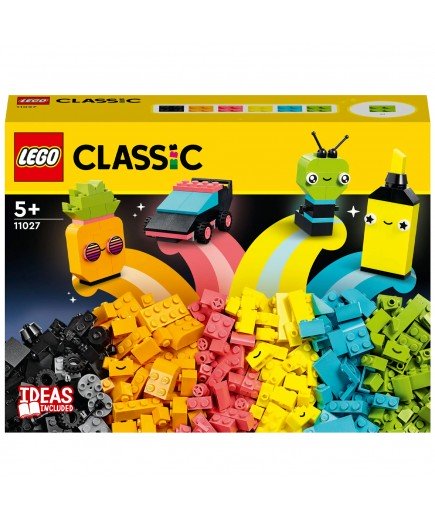 Конструктор Lego Classic Творчі неонові веселощі 333дет 11027