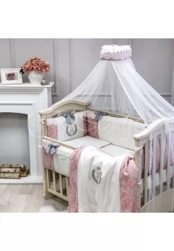 Постільний комплект Маленька Соня Royal 6од 26079 Рowder pink