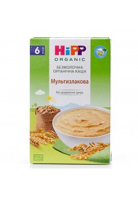 Каша безмолочна органічна мультизлакова HIPP 200г 2916