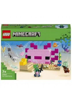 Конструктор Lego Minecraft Дім-Аксолотль 242дет 21247