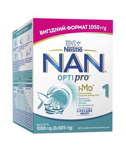 Суміш Nestle Нан-1 Optipro 2*525г 10280346 Суміш Nestle Нан-1 Optipro 2*525г 10280346