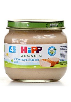 Пюре індичка HIPP 80г 6002