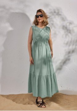 Сукня для вігітних і годування Юла мама Noemie DR-24.042 -зелений