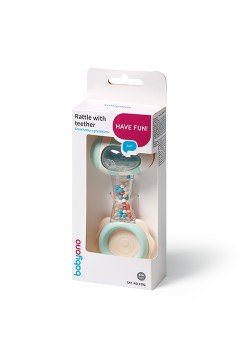 Брязкальце з прорізувачем BabyOno Гантелька 1591