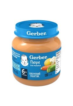 Пюре овочевий мікс Gerber 130г 10366376